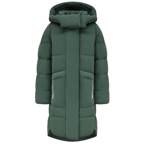 Пальто Oldos, размер 140-68-60, зеленый