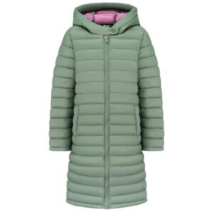Пальто Oldos, зимнее, утепленное, размер 128-64-57, зеленый