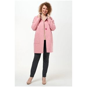 Пальто Olsi, размер 50, розовый