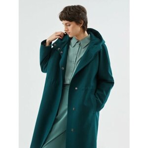 Пальто Pompa, размер 44, зеленый