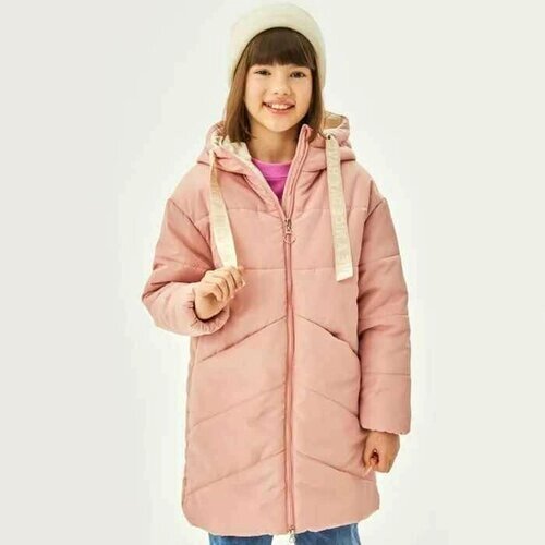 Пальто, размер 146, розовый