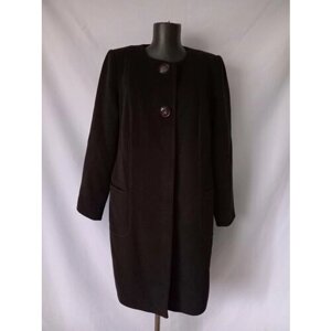 Пальто, размер 46, коричневый