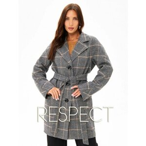 Пальто Respect, размер 42, мультиколор