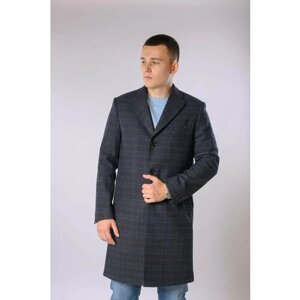 Пальто Truvor демисезонное, шерсть, размер 50/188, серый