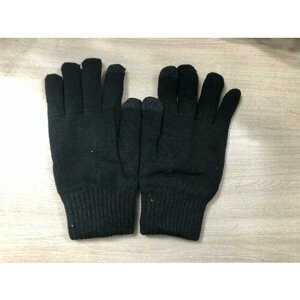 Перчатки черные теплые
