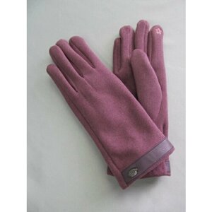 Перчатки, демисезон/зима, размер 7 1/2, фиолетовый