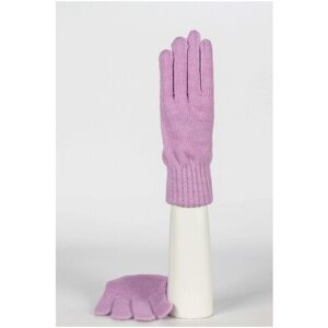 Перчатки Ferz зимние, шерсть, размер M, фиолетовый