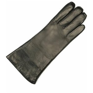 Перчатки Finnemax, демисезон/зима, натуральная кожа, размер 7, черный