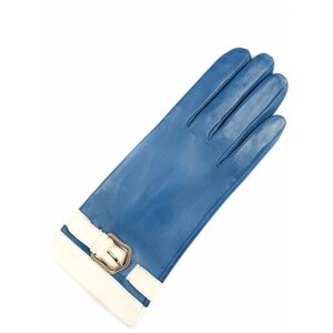 Перчатки Finnemax, натуральная кожа, размер 7,5, синий