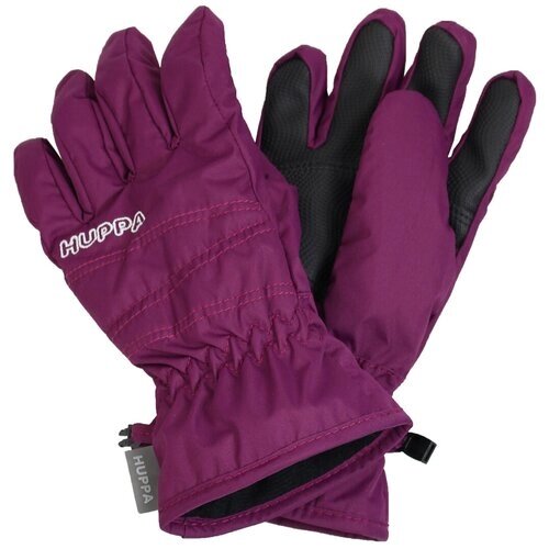 Перчатки Huppa, размер 4, фиолетовый, бордовый
