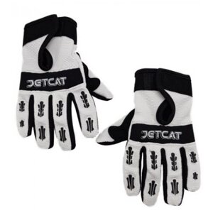 Перчатки JETCAT детские, белый, черный