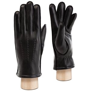 Перчатки мужские кожаные ELEGANZZA, размер 8(XS), черный