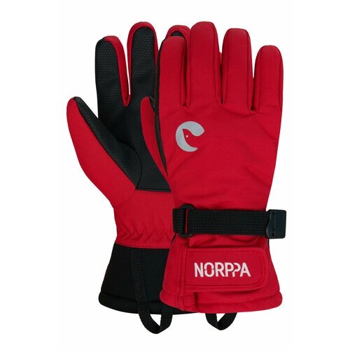 Перчатки NORPPA, размер 6 (11-12 лет), красный