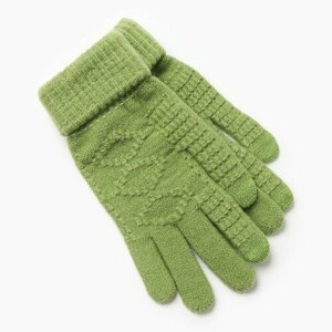 Перчатки S. Gloves, размер 7, зеленый
