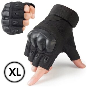 Перчатки тактические без пальцев / велосипедные перчатки /военные /защитные/велоперчатки/мотоперчатки