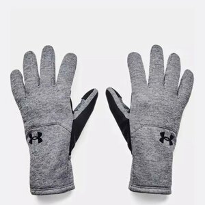 Перчатки Under Armour, размер 17-18, серый