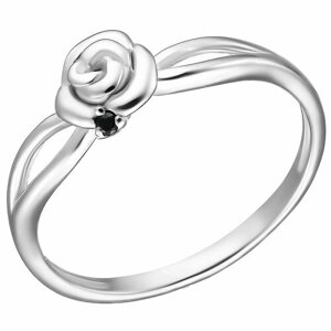 Перстень UVI Ювелирочка, серебро, 925 проба, родирование, серебряный