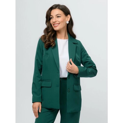 Пиджак 1001dress, размер 58, зеленый