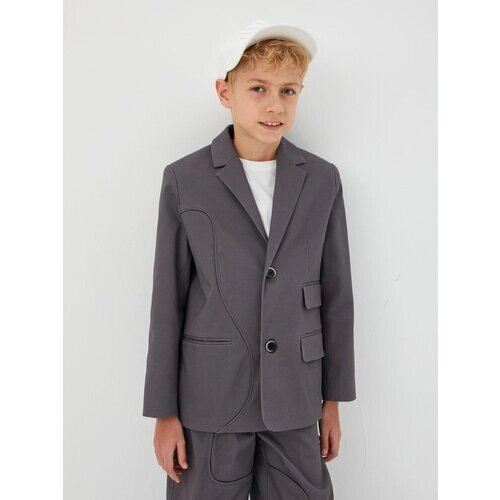 Пиджак KIDSANTE, размер 134-140, серый