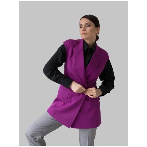 Пиджак LeNeS brand, размер 48, розовый, фуксия