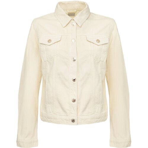 Пиджак PennyBlack, средней длины, силуэт прямой, размер 48, белый