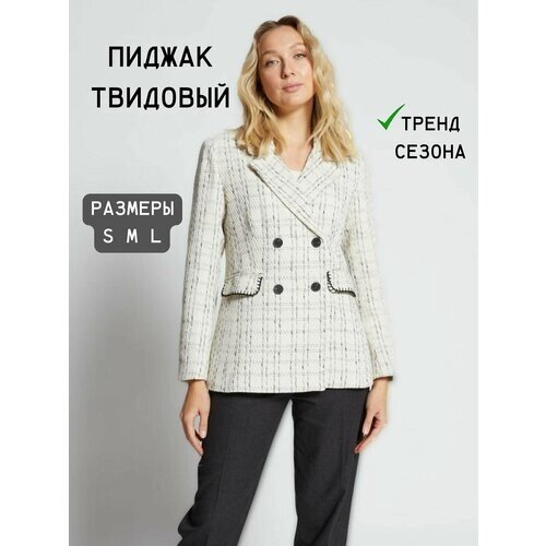 Пиджак Prima Woman, размер M, белый