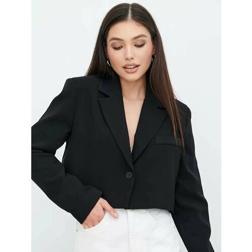Пиджак , размер 42, черный