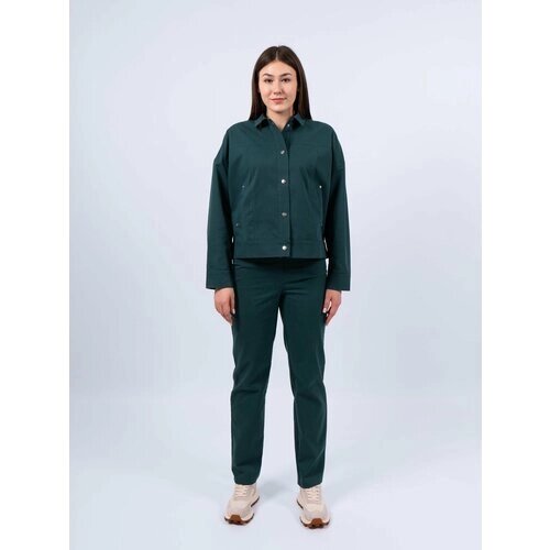 Пиджак , размер 54, зеленый