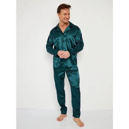 Пижама Малиновые сны, размер 50, зеленый