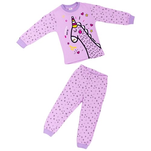 Пижама Miniland, размер 98, фиолетовый