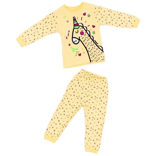 Пижама Miniland, размер 98, желтый