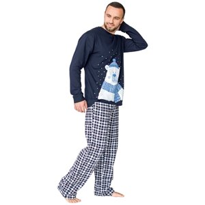 Пижама Оптима Трикотаж, размер 50, синий