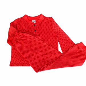 Пижама, размер 110, красный