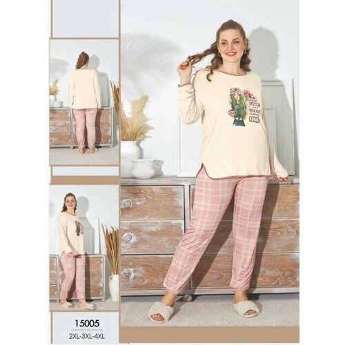 Пижама Sevim, размер 52(XXL), розовый