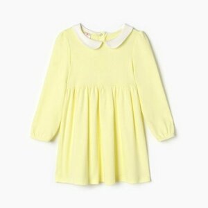 Платье для девочки «Малышка», цвет светло-жёлтый