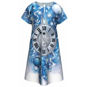 Платье Новогодие часы (15024) 158 см