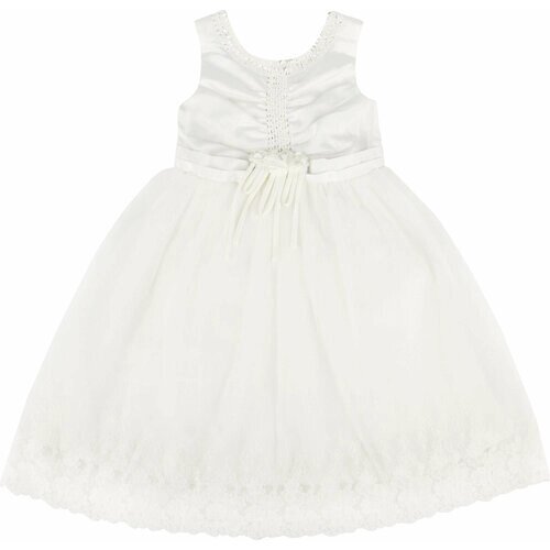 Платье-солнце Littlestar, хлопок, нарядное, размер 92, белый