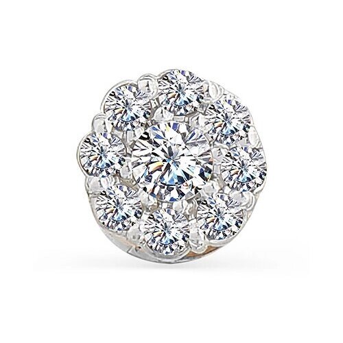 Подвеска Diamant online, белое золото, 585 проба, бриллиант