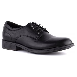 Полуботинки PM Shoes, демисезонные, натуральная кожа, полнота G, размер 44, черный