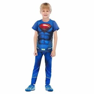 Рашгард CODY LUNDIN SUPERMAN, размер 6 лет ( рост 100-110), голубой, красный