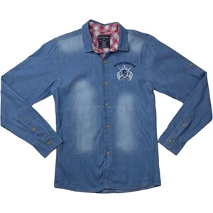 Рубашка Encore, размер 152, синий