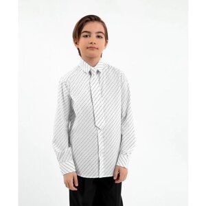 Рубашка Gulliver, размер 146, белый