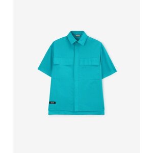 Рубашка Gulliver, размер 170, голубой