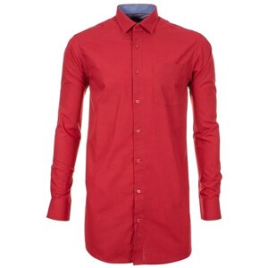 Рубашка Imperator, размер 46/S/170-178/39 ворот, красный
