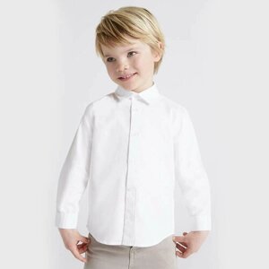 Рубашка Mayoral, размер 110 (5 лет), белый