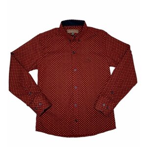 Рубашка MEWEI, размер 158, бордовый