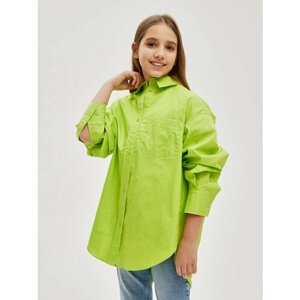 Рубашка Noble People, размер 128, зеленый