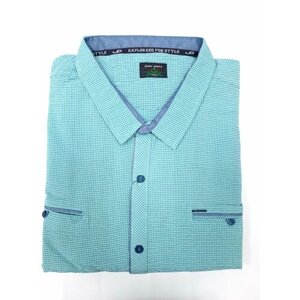 Рубашка , размер 8XL (68), зеленый