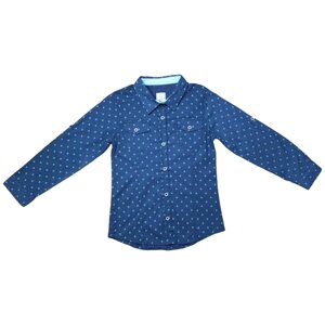 Рубашка timo, размер 116, синий
