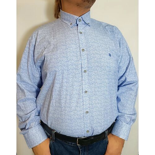 Рубашка Tonelli, размер 3XL, голубой